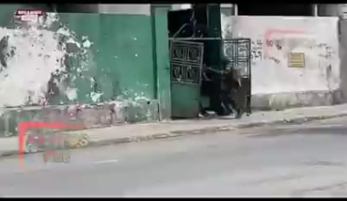 Kenyan and Haitian forces in a battle with gangs members in Port-au-Prince