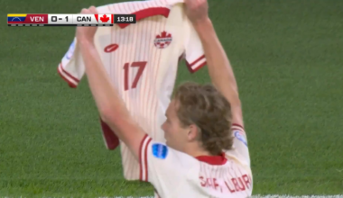 [FOX Soccer] Jacob Shaffelburg ran over to the sideline after scoring to hold up Tajon Buchanan’s jersey who was injured earlier this week in training ❤️