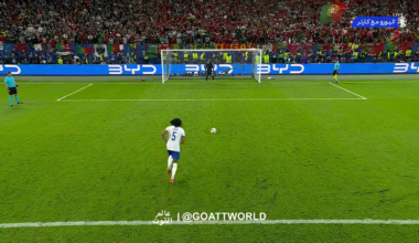 Jules Kounde Penalty vs Portugal.