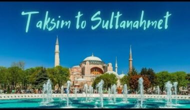 How to get from Taksim to Sultanahmet using Public Transport | Istanbul ...