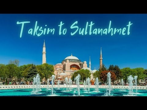 How to get from Taksim to Sultanahmet using Public Transport | Istanbul ...