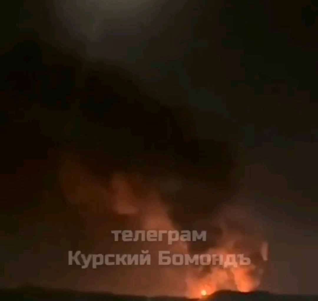 In Polevaya, Kursk Oblast, a Ukrainian long-range drone attack hit an oil depot, causing a massive fire. July 28, 2024