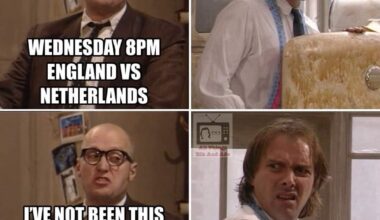 England vs Netherlands...