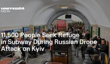 11,500 People Seek Refuge in Subway During Russian Drone Attack on Kyiv