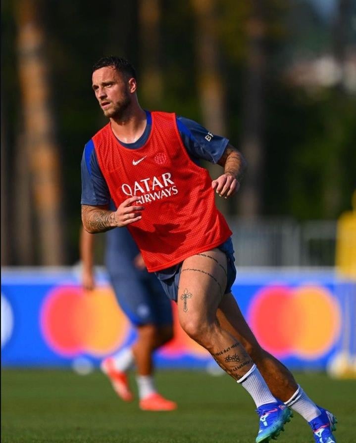 Marko back in training(via his Instagram)