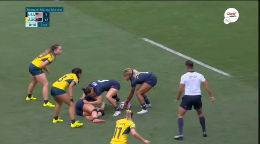 US Women Rugby 7’s stuns Australia as the clock expires to win Bronze Medal