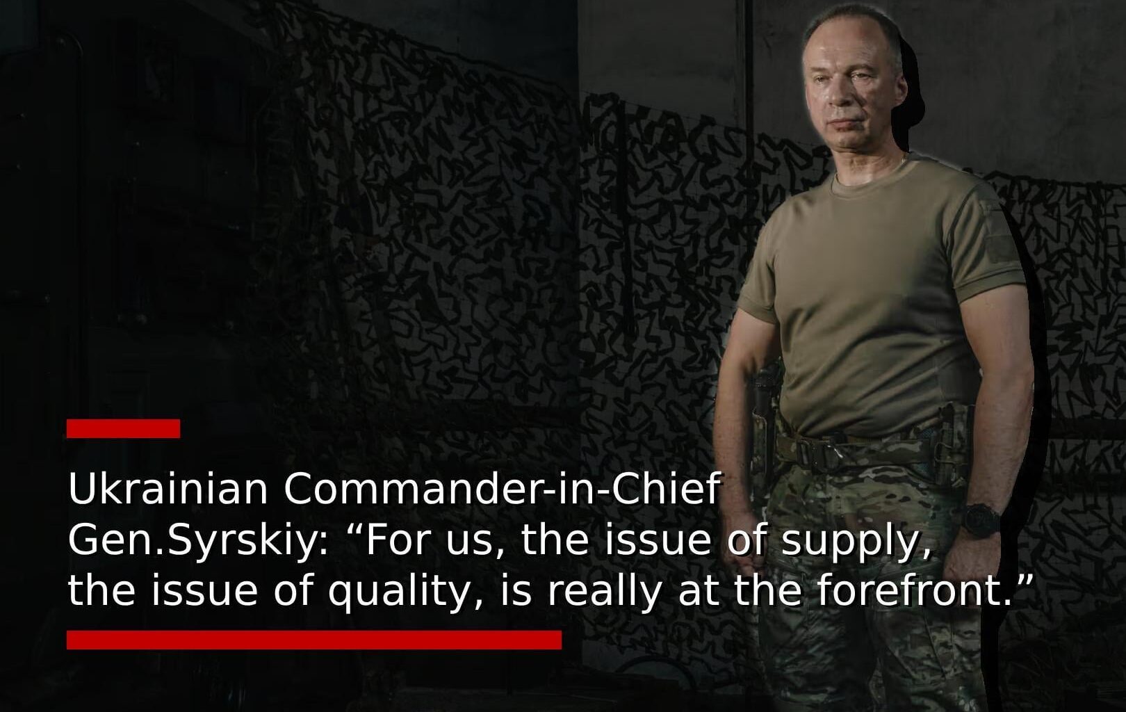 Colonel General Oleksandr Syrskyi, Commander-in-Chief of Armed Forces of Ukraine on current situation on the frontline, Russian advance, and most urgent needs of Ukrainian Army.