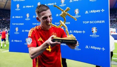 La Masia graduate, Dani Olmo is the top scorer of Euro 2024. Congratulations to Dani Olmo!