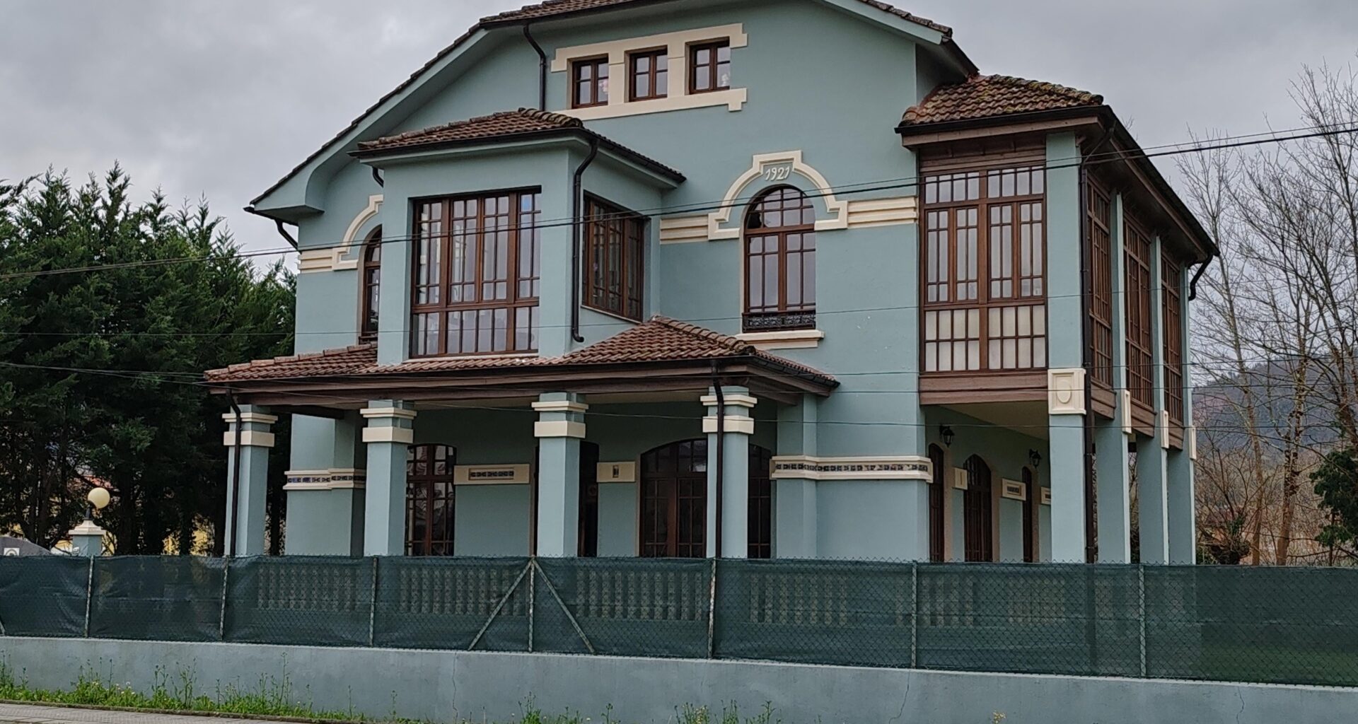 Vicente Fernández House,dating from 1921, Arriondas, Spain.