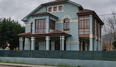 Vicente Fernández House,dating from 1921, Arriondas, Spain.