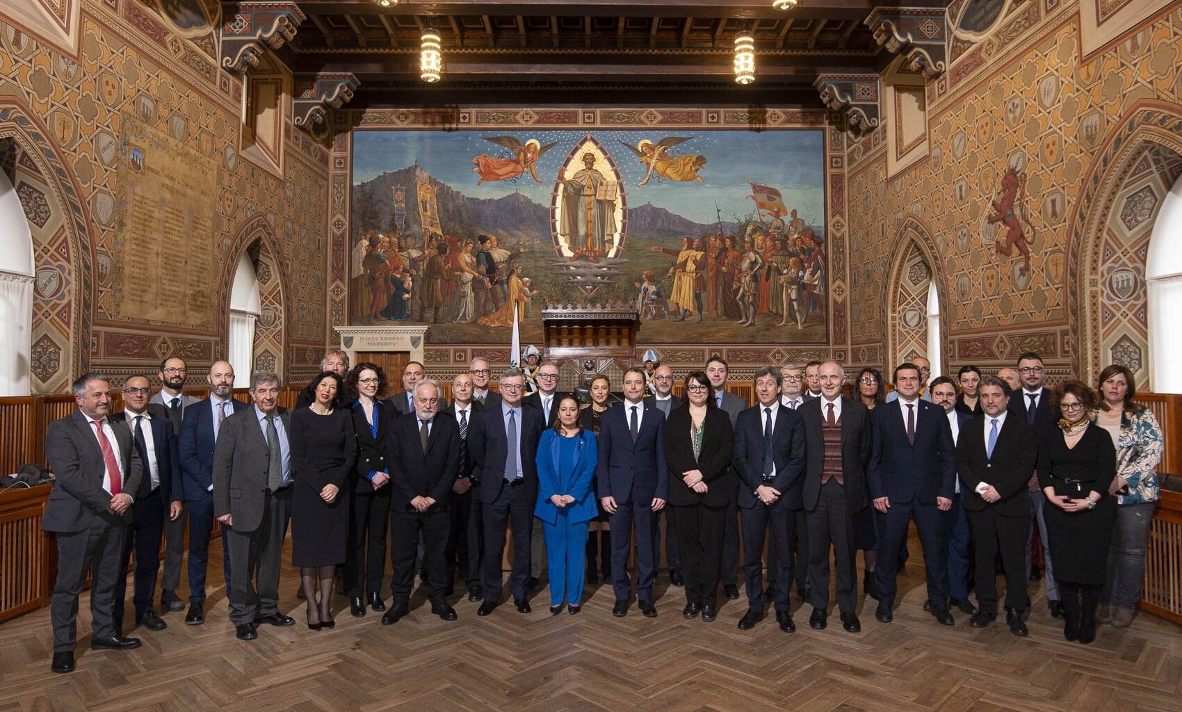 San Marino. Il Prof. Alessandro Barbero ricevuto in Udienza dai Capitani Reggenti