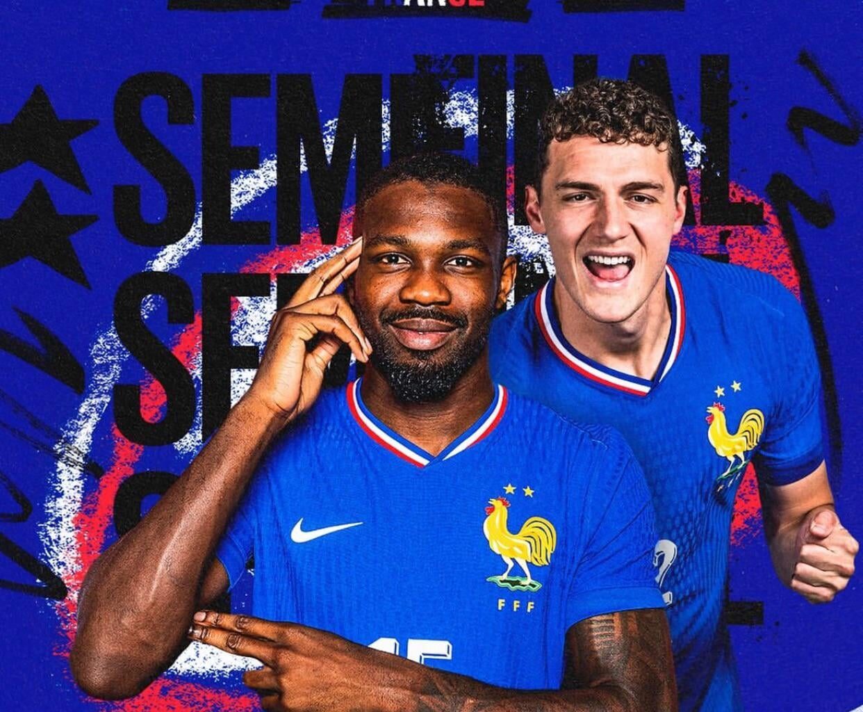 Congrats to Thuram and Pavard for advancing to the semifinals!