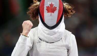 Eleanor Harvey, who just won Canada’s first ever fencing medal 🥉