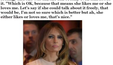 Trump said this when asked how Melania reacted to the attempted assassination: