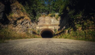 Abandoned Tunnel in the French Alps (video in comments)