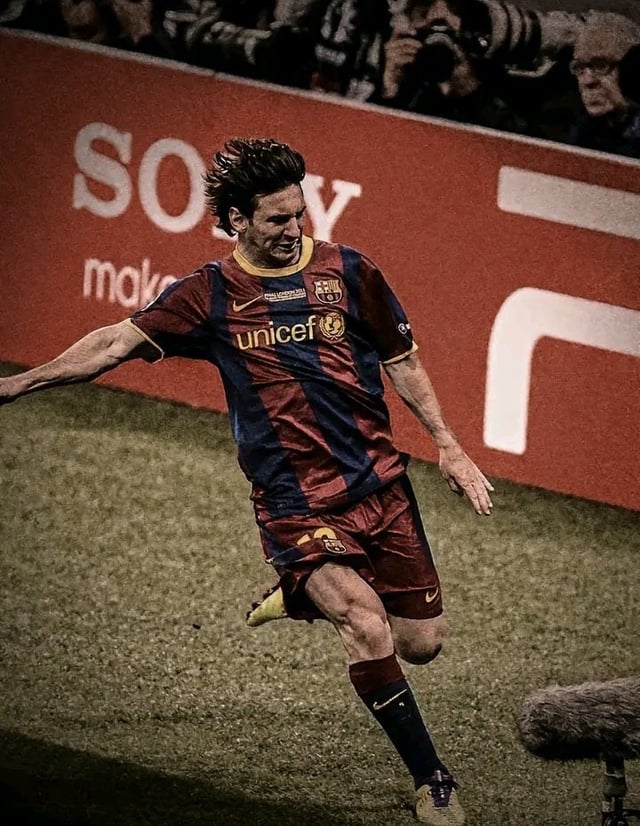 Remember this Lionel Messi celebration?