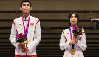 People’s Republic of China Win First Gold Medal of Paris 2024 in the 10m Air Rifle Mixed Team