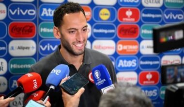 Calhanoglu: “I’m staying at Inter simply because I’m happy there. My family and I feel comfortable, my children go to school in Milan and I built everything there. That’s why it was never an option for me to leave.”@SkySportDE