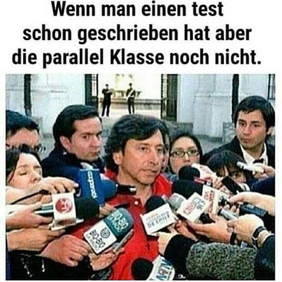 Oder wenn ein Klassenkamerad krank war