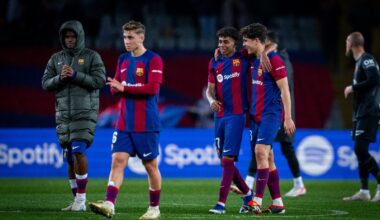 Pau Cubarsí and Lamine Yamal are now official first team squad members. Previously registered with the U19s and Barça Atlètic respectively, the two blaugrana have been full members of the FC Barcelona first team squad since Tuesday.