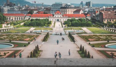 Belvedere Palace, Wien, Austria