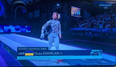 First medal for Ukraine! Olga Kharlan bronze in women's individual sabre - "Ukraine I love you, this is for you my loved one, this is for you!"