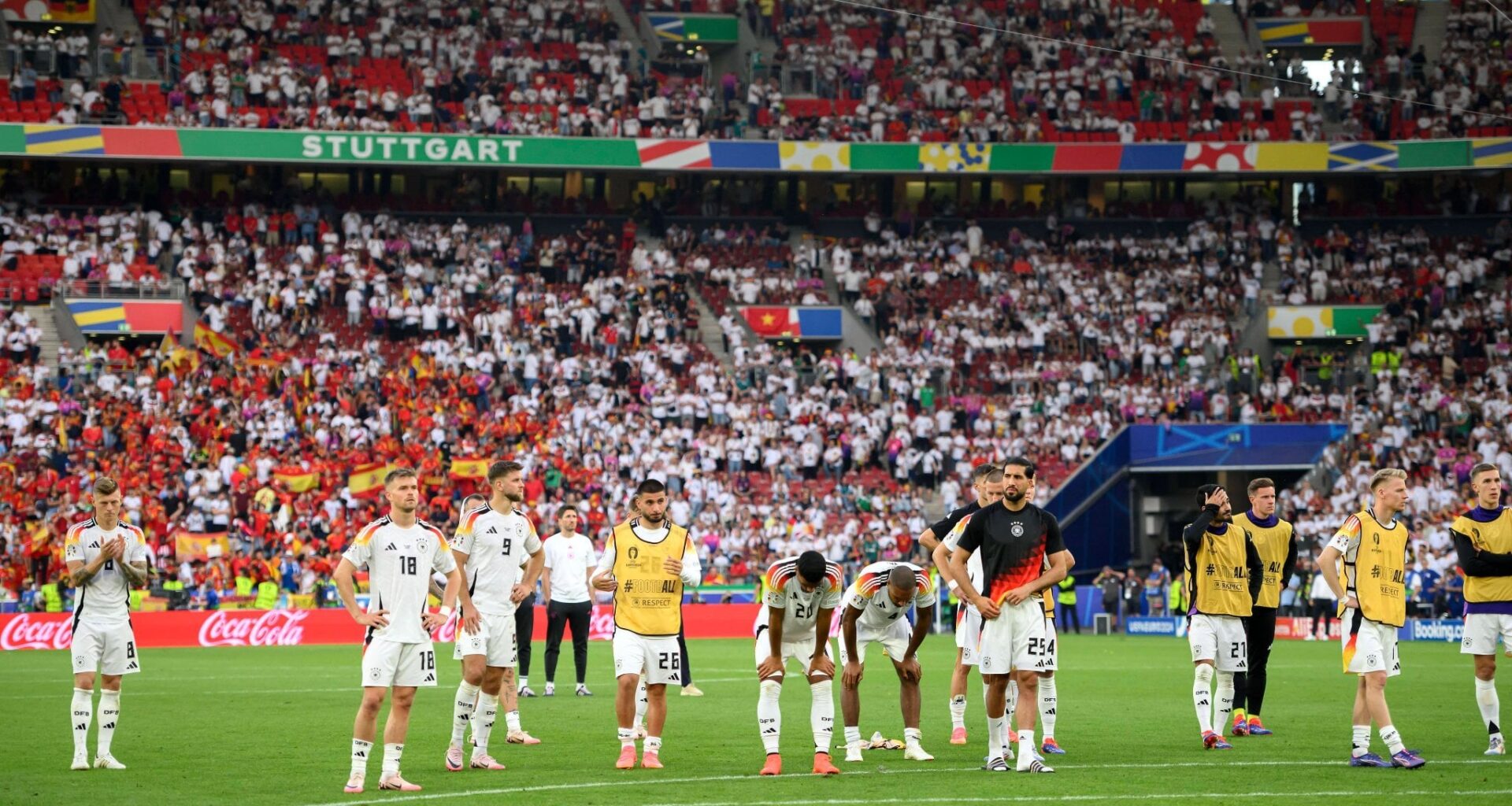 ter Stegen : Very disappointed about Friday’s defeat. It was a very intense battle for both teams with the luckier end for Spain.  Thank you Germany for the unique experience we could live and the unconditional support we received.