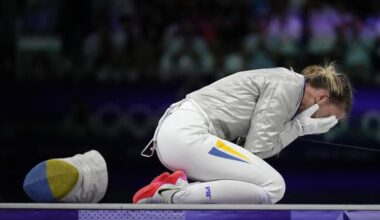 Fencer Olga Kharlan wins Ukraine’s first Olympic 2024 medal