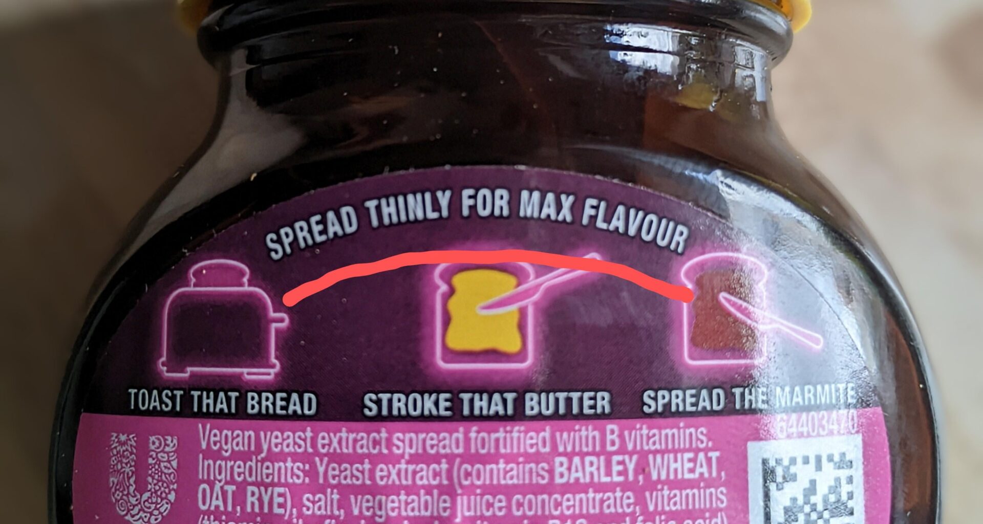 Marmite seriously misunderstanding how flavour works.