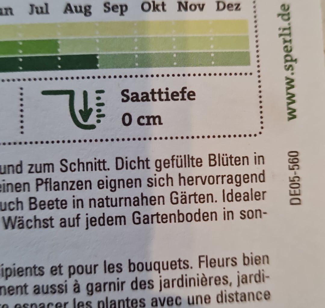 Muss ich die Samen einfach auf die Erde tun?...