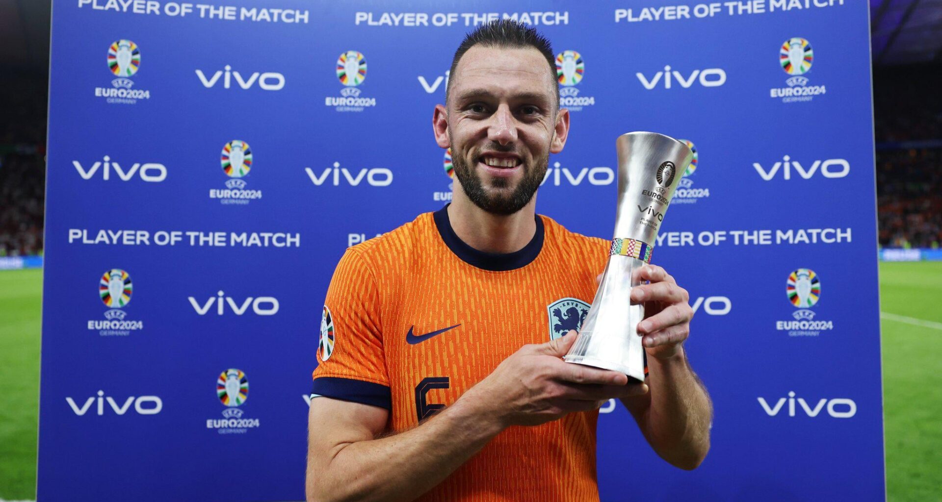 Man of the Match for Netherlands vs Türkiye: Stefan de Vrij