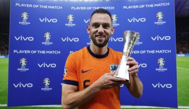 Man of the Match for Netherlands vs Türkiye: Stefan de Vrij