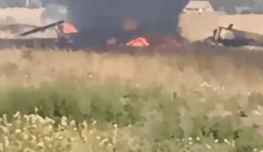 "Downed Russian Mi-8 helicopter near Donetsk, Donetsk regionz"