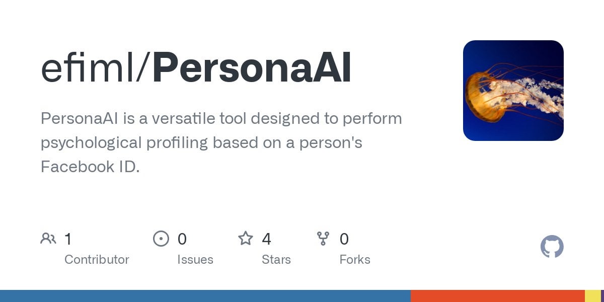 GitHub - PersonaAI is a versatile tool designed to perform psychological profiling based on a person's Facebook ID.