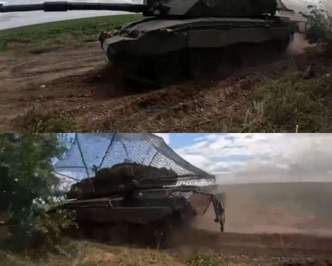 Challenger 2 in Kursk oblast