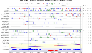 [OC] Here's the 2024 Paris Olympics Women's Basketball Final