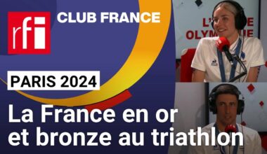 Paris 2024 - La France en or et en bronze au triathlon • RFI