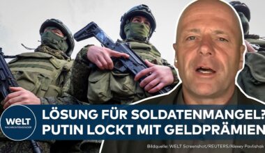 PUTINS KRIEG: Russland gehen die Soldaten aus! Kreml versucht mit Geld neue Rekruten anzulocken