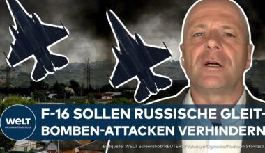 PUTINS KRIEG: Ukraine erhält erste US-Kampfjets! So sollen F-16 künftig russische Attacken abwehren