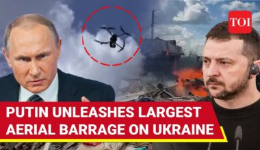 Putin's 7th Drone Fury Hits Kyiv; Russian Blitz Of 89 UAVs & Missile Ravages Ukraine | Watch