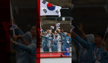 South Korea wrongly introduced as North Korea at Paris 2024 Olympics. #Paris2024 #Olympics #BBCNews