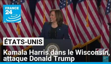 États-Unis : Kamala Harris lance sa campagne dans le Wisconsin et attaque Trump • FRANCE 24