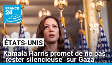 Kamala Harris promet de ne pas "rester silencieuse" sur Gaza après avoir reçu Benjamin Netanyahu