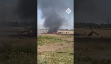 $15m Russian helicopter destroyed by Ukrainian drone