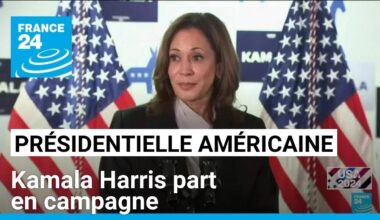 Présidentielle américaine : Kamala Harris part en campagne • FRANCE 24