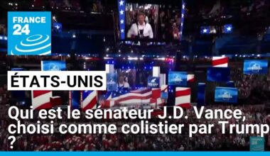 Présidentielle américaine : qui est le sénateur J.D. Vance, choisi comme colistier par Trump ?