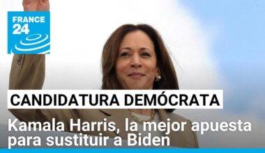 Kamala Harris, la más opcionada para sustituir a Biden en la aspiración demócrata • FRANCE 24