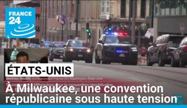 À Milwaukee, une convention républicaine sous haute tension pour sacrer Trump • FRANCE 24