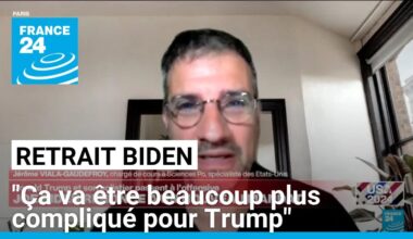 Retrait de Joe Biden : "ça va être beaucoup plus compliqué pour Donald Trump" • FRANCE 24