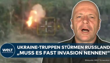 PUTINS KRIEG: Ukraine schlägt zurück! Boden-Truppen stürmen in Russland vor und erobern Dörfer